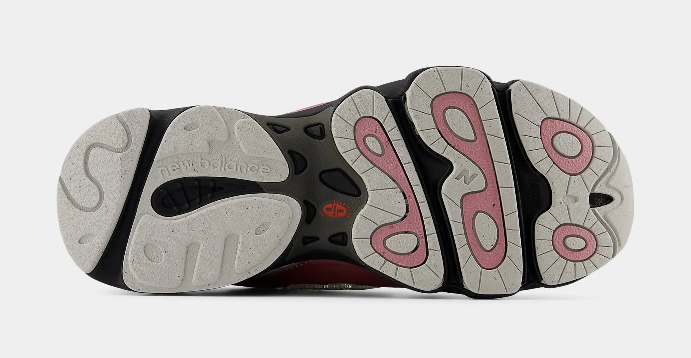 1000 Grade School Lifestyle Shoes (Pink Taffy/Silver Metallic/Urgent Red)