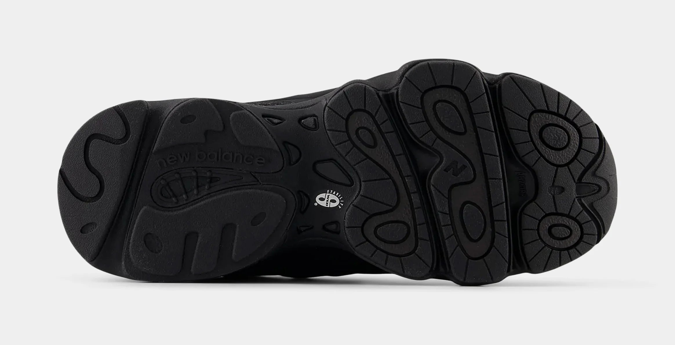 1000 Grade School Running Shoes (Black/Black)